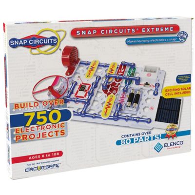 Image showing 5 th Elenco Snap Circuits Extreme Electronics Exploration Kit, Make Over 750 Projects