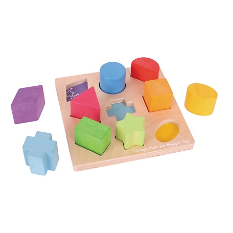 Bigjigs Toys First Shapes Board, BB092