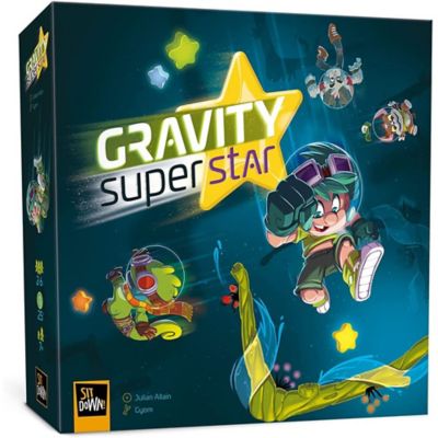 Luma Imports Gravity Superstar - Board Game, Sit Down!, Kids & Family, Ages 7+, 2-6 Players, 20 Min, GS/02/2019/10/DUDE