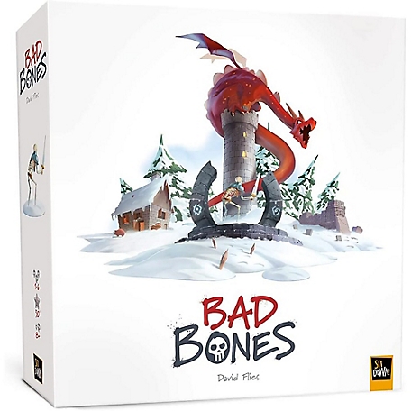 Luma Imports Bad Bones - Board Game - Sit Down!, 4 Play Modes Defense Family Board Game, BB/3/2019/9/ENFR/DUDE