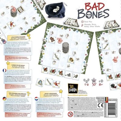 Image showing  Bad Bones Family Board Game, 1-6 Players, For Ages 8+
