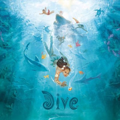 Image showing  Dive Aquatic Family Board Game, 1-4 Players, For Ages 8+