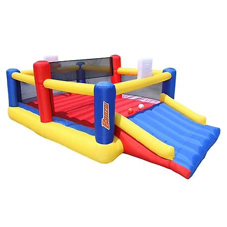 Banzai Sports Zone Bounce Arena: Inflatable Bouncer - Basketball and Volleyball, 53195FR