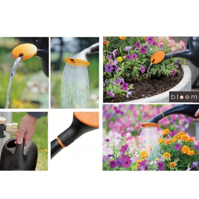 Image showing  2.6 gal. Watering Can, Easy Pour, 333 fl. oz., Black