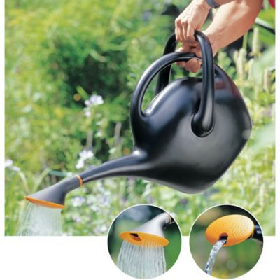 Image showing 5 th Bloem 2.6 gal. Watering Can, Easy Pour, 333 fl. oz., Black
