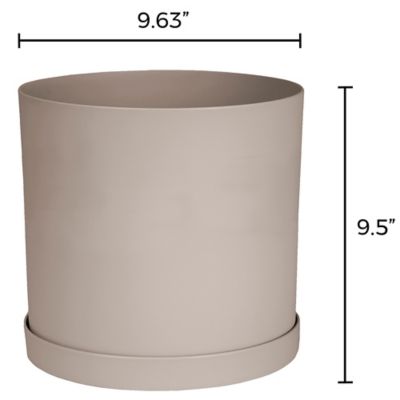 Image showing  Mathers Planter with Saucer Tray 10 in., MAT1083