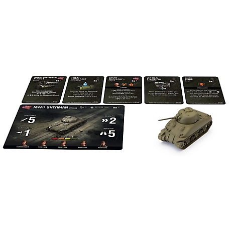 Gale Force Nine World of Tanks: American (M4A1 76Mm Sherman) - Wave 5 Expansion, Miniatures Game, Gale Force Nine, WOT28