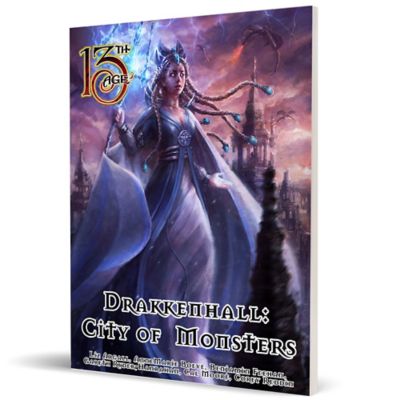 Impressions Drakkenhall: City of Monsters - Paperback Black &White Role Playing Game Book, PEL13A24