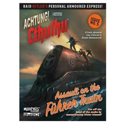Impressions Achtung! Cthulhu :Assault on the Fuhrer Train 2D20 - Expansion Hardcover RPG Book, MUH052306