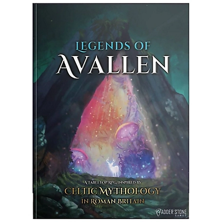 Modiphius Legends of Avallen: Core Rulebook - Tabletop RPG Inspired By Celtic Mythology, 244 Page Hardcover, MUH111V001