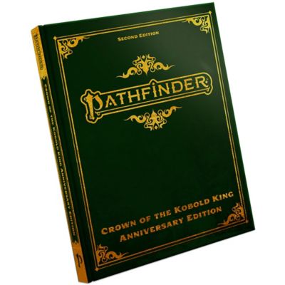 PAIZO Pathfinder Adventure: Crown of the Kobold King Special Anniversary Edition Faux Leather Bound Book