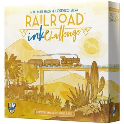 Horrible Guild Railroad Ink Challenge: Shining Yellow Edition - Core Game, Roll & Write, Horrible Guild, HG049