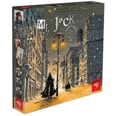 Hurrican Games Mr. Jack New York - Tactical Detective Board Game, Ages 14+, 2 Players, 30 Min, LFCACB160