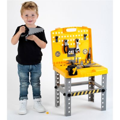 Image showing 5 th CAT Foldable Workbench, Transportable Tool Shop, Kids Pretend Play Tool Play Set