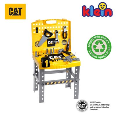 Image showing 6 th CAT Foldable Workbench, Transportable Tool Shop, Kids Pretend Play Tool Play Set