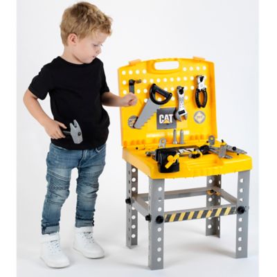 Image showing 7 th CAT Foldable Workbench, Transportable Tool Shop, Kids Pretend Play Tool Play Set
