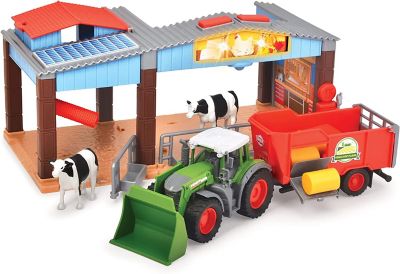 Dickie Toys 6+ pc. Farm Station Light and Sound Playset, Ages 3+