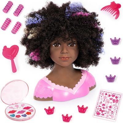 Doll styling store head african american