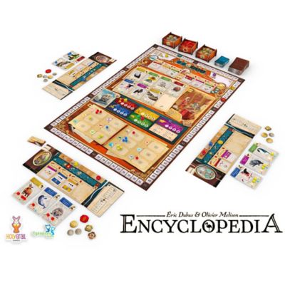 Image showing  Encyclopedia Dice-Based Worker Placement Board Game