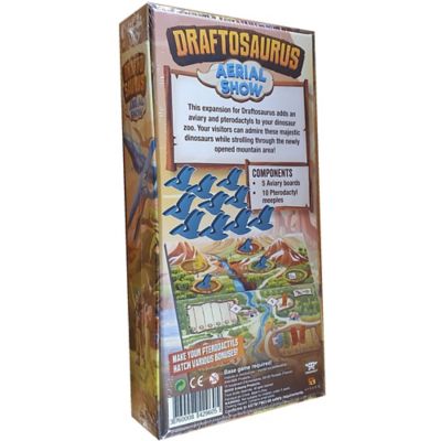 Image showing  Draftosaurus: Aerial Show Board Game Expansion, Ages 8+, 2-5 Players, 15 Minutes