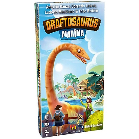 Ankama Draftosaurus: Marina - Expansion, Ages 8+, 2-5 Players, 15 Min, ANK270