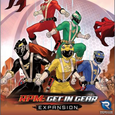 Image showing  Power Rangers Deck-Building Game RPM: Get in Gear Expansion - Ages 14+, 2-4 Players, 30-70 Min