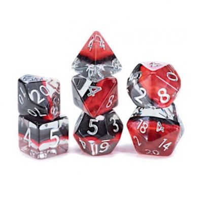 Gate Keeper Games Eclipse Dice: Magma - 7 pc. Dice Set, Gate Keeper Games, GKGE0180