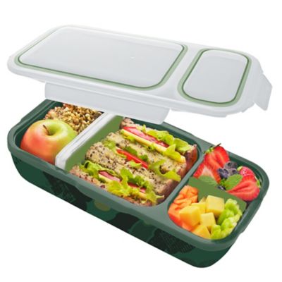 Image showing  Bento Switch Up Leakproof Insulated Lunch Box with Bottle and Adjustable Dividers, Camo