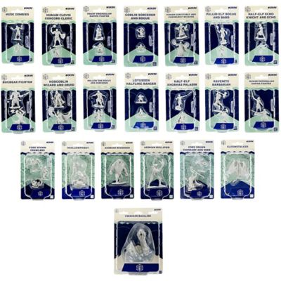 WizKids Games Critical Role Unpainted Miniatures Wave 1: Quick-Pick - 21 Unpainted Miniature Packs