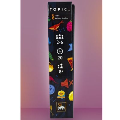 Image showing 8 th Sit Down Games Topic - Card Game, Choatic Party Word Game, Family, Sit Down Games, Ages 8+, 2-6 Players, 15-30 Min, LUMSDO08