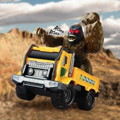Image showing  Light & Sound: Gorilla Transporter - Children's Play Truck & Gorilla Figurine, Ages 3+, 24455