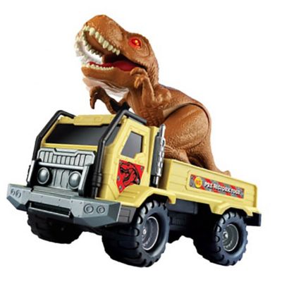 Red Box Pre-Historic Times: T-Rex Transporter - Light & Sounds, Children's Play Truck & Dinosaur Figurine, Ages 3+, 24431