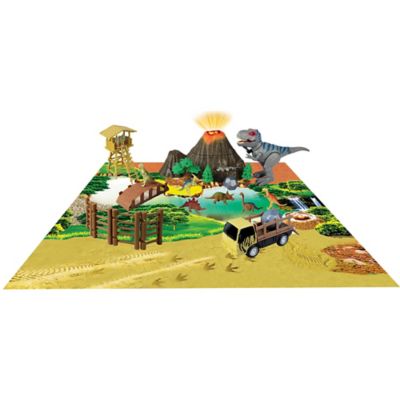 Red Box Pre-Historic Times: Large Dinosaur Park with Walking T-Rex - Light & Sounds, Children's Playset, Ages 3+, 24353