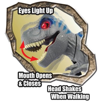 Image showing  Pre-Historic Times: Large Dinosaur Park with Walking T-Rex - Light & Sounds, Children's Playset, Ages 3+, 24353
