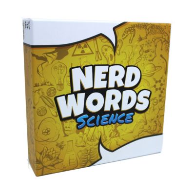 Genius Games Nerd Words: Science! Board Game, 2-12 Players, For Ages 13+