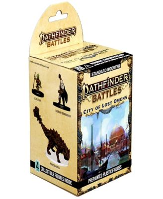 WizKids Games Pathfinder Battles: City of Lost Omens (Booster) - 4 Miniatures, Randomly Assorted, Prepainted, RPG