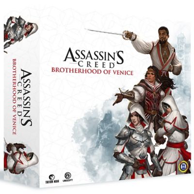 Greater Than Games Assassin's Creed: Brotherhood of Venice - Miniatures Story Driven Board Game, Ages 12+, 1-4 Players, AC01