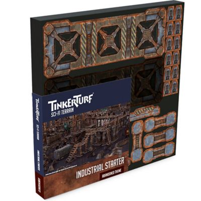 TinkerTurf Sci-Fi Terrain: Industrial Starter - Abandoned Theme, TT-IND-ABN