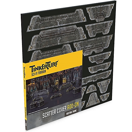 TinkerTurf Sci-Fi Terrain: Scatter Cover Add-On - Neutral Theme, TT-COV-NEU
