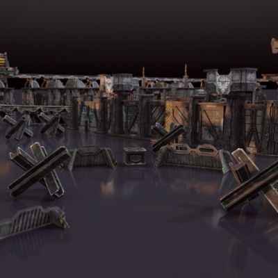 Image showing  Sci-Fi Terrain: Scatter Cover Add-On - Neutral Theme, TT-COV-NEU