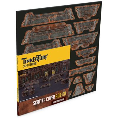 TinkerTurf Sci-Fi Terrain: Scatter Cover Add-On - Abandoned Theme, TT-COV-ABN