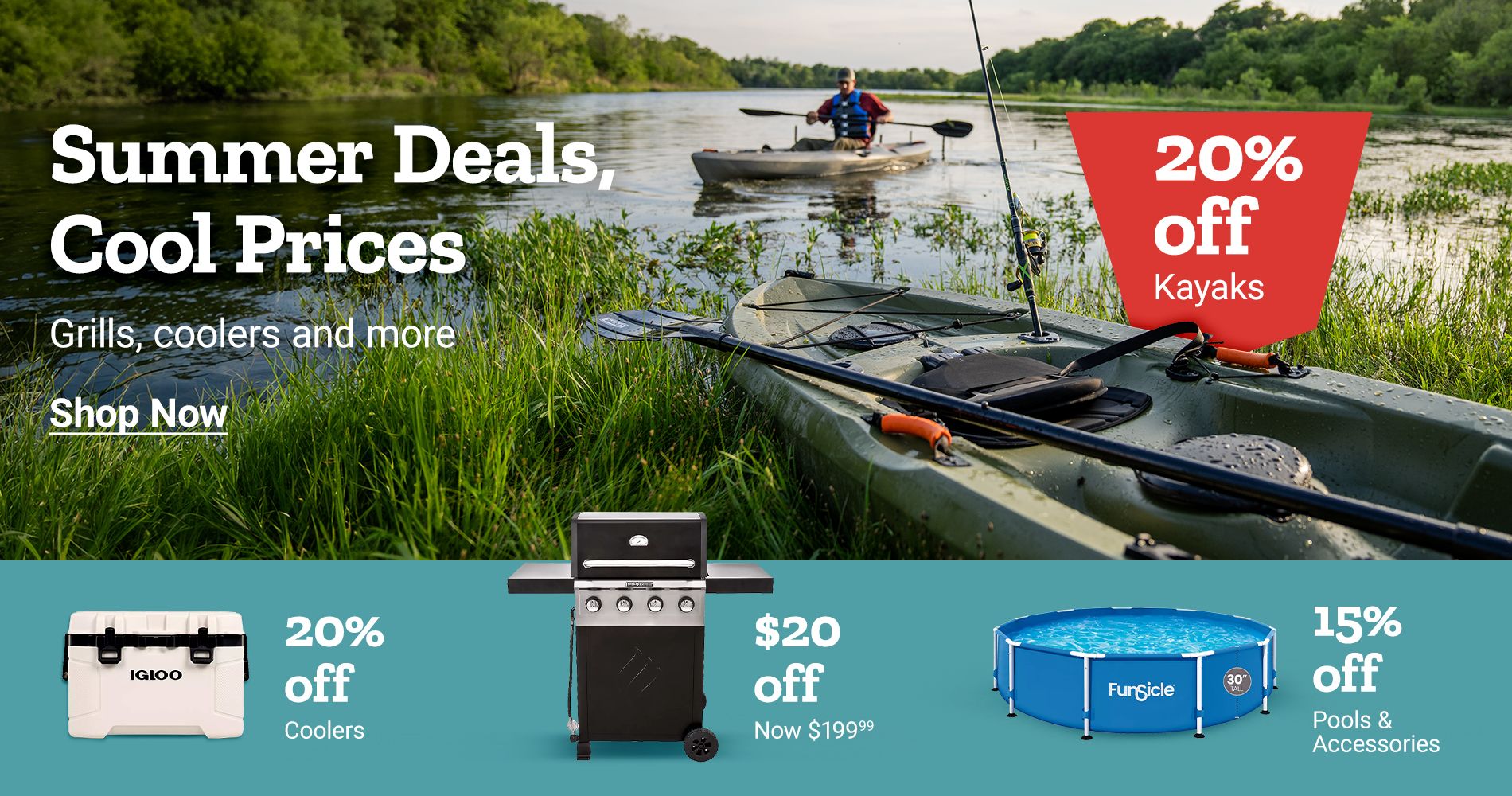 Summer Deals, Cool Prices - Grills, coolers and more. Shop Summer essentials