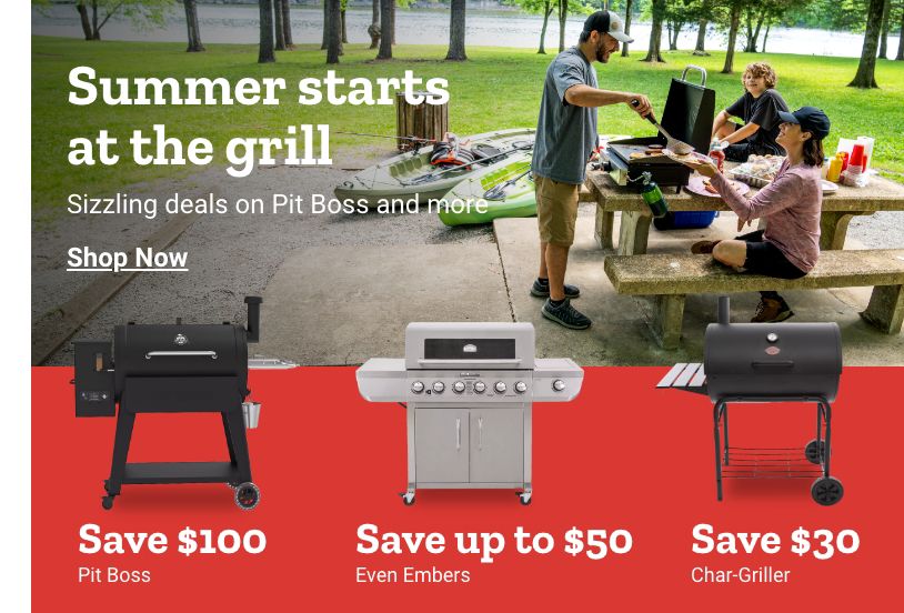 Summer starts at the grill
