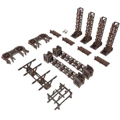 Image showing  Sci-Fi Terrain: Maglev Depot V2 - Abandoned Theme, TT-MD2-ABN