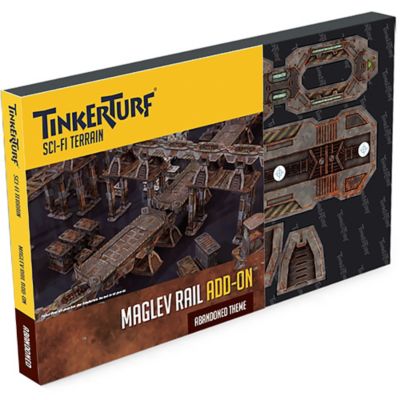 TinkerTurf Sci-Fi Terrain: Maglev Rail Add-On - Abandoned Theme, TT-MLA ...
