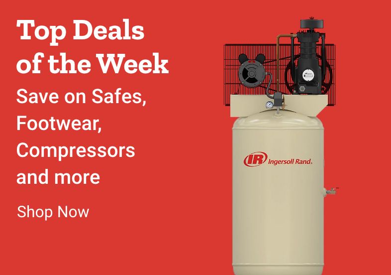 Top Deals of the Week. Save on Safes, Footwear, Compressors and more. Shop Now.