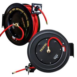 Black Bull 100ft. and 50ft. Air Hose Reels