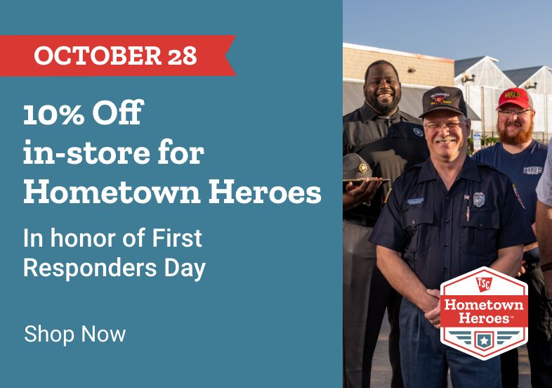 First Responders Day. 10 percent off. Shop Now.