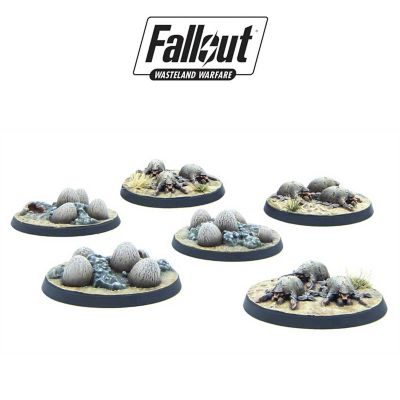 Image showing  Fallout: Wasteland Warfare Board Game Accessories, Mirelurk Hatchlings and Eggs