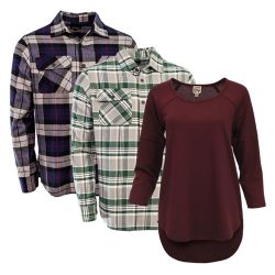 Men's & Women's Flannels & Button Downs